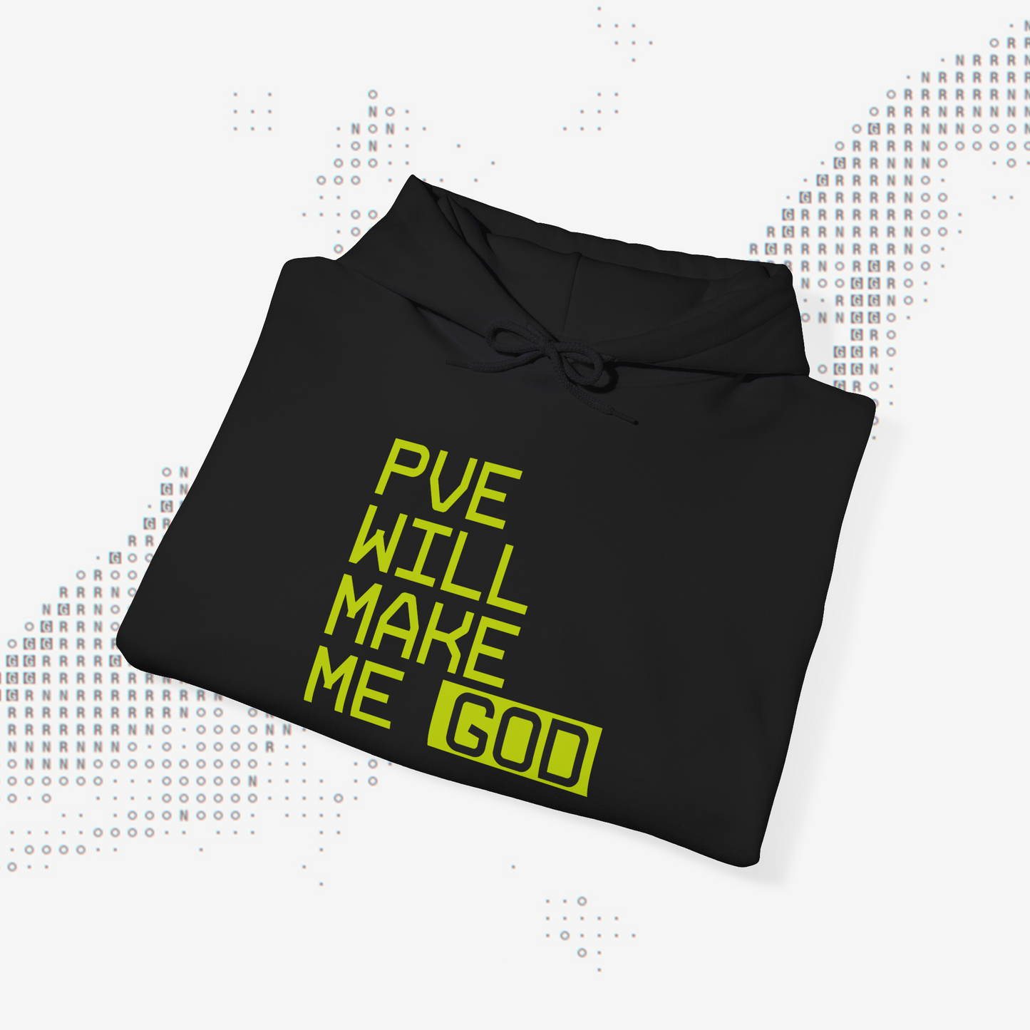 PVE WILL MAKE ME GOD - Felpa con Cappuccio