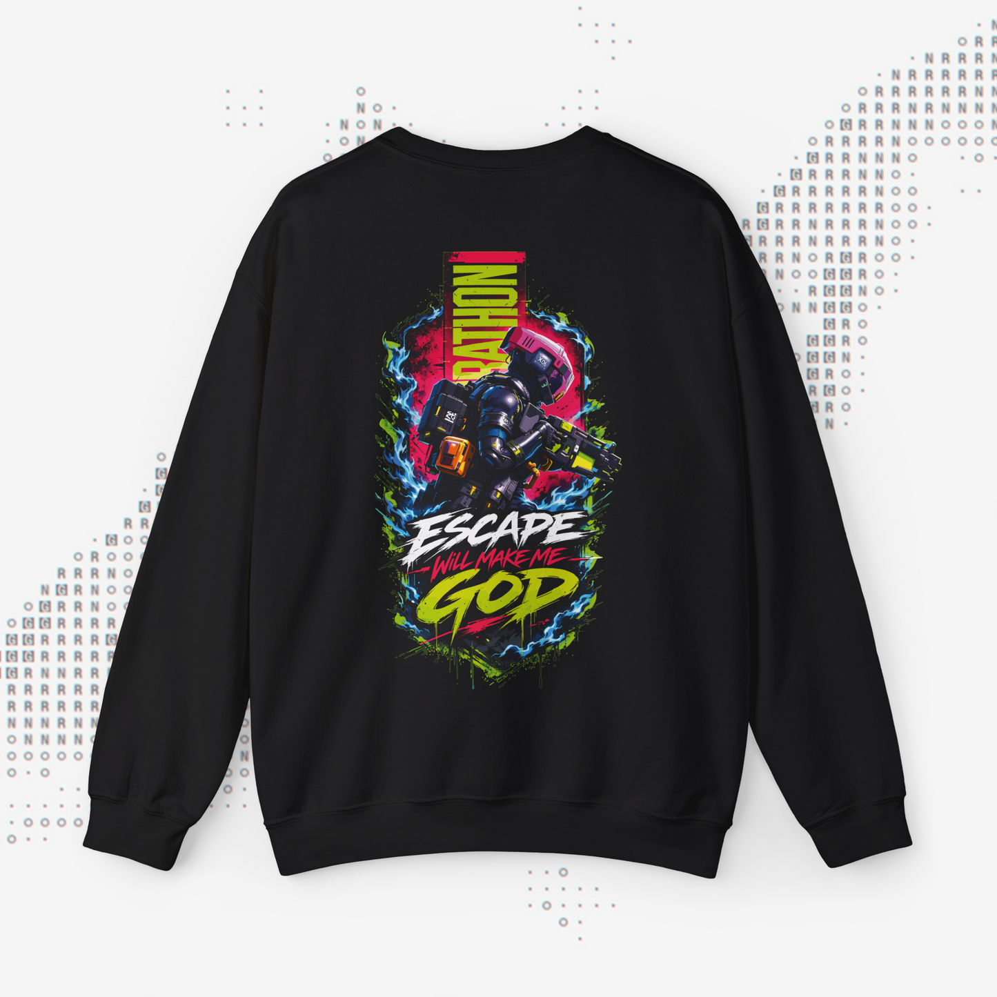 Escape will make me GOD - Felpa a girocollo