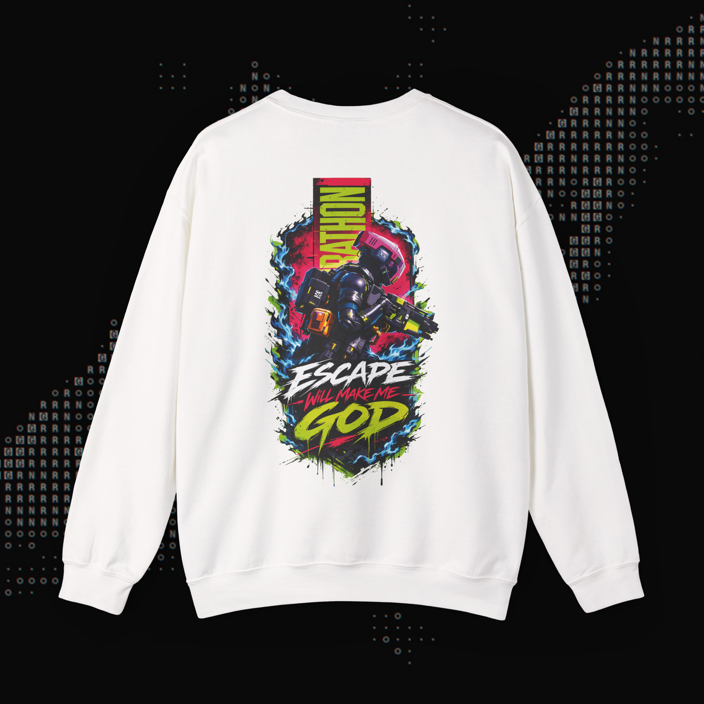 Escape will make me GOD - Felpa a girocollo