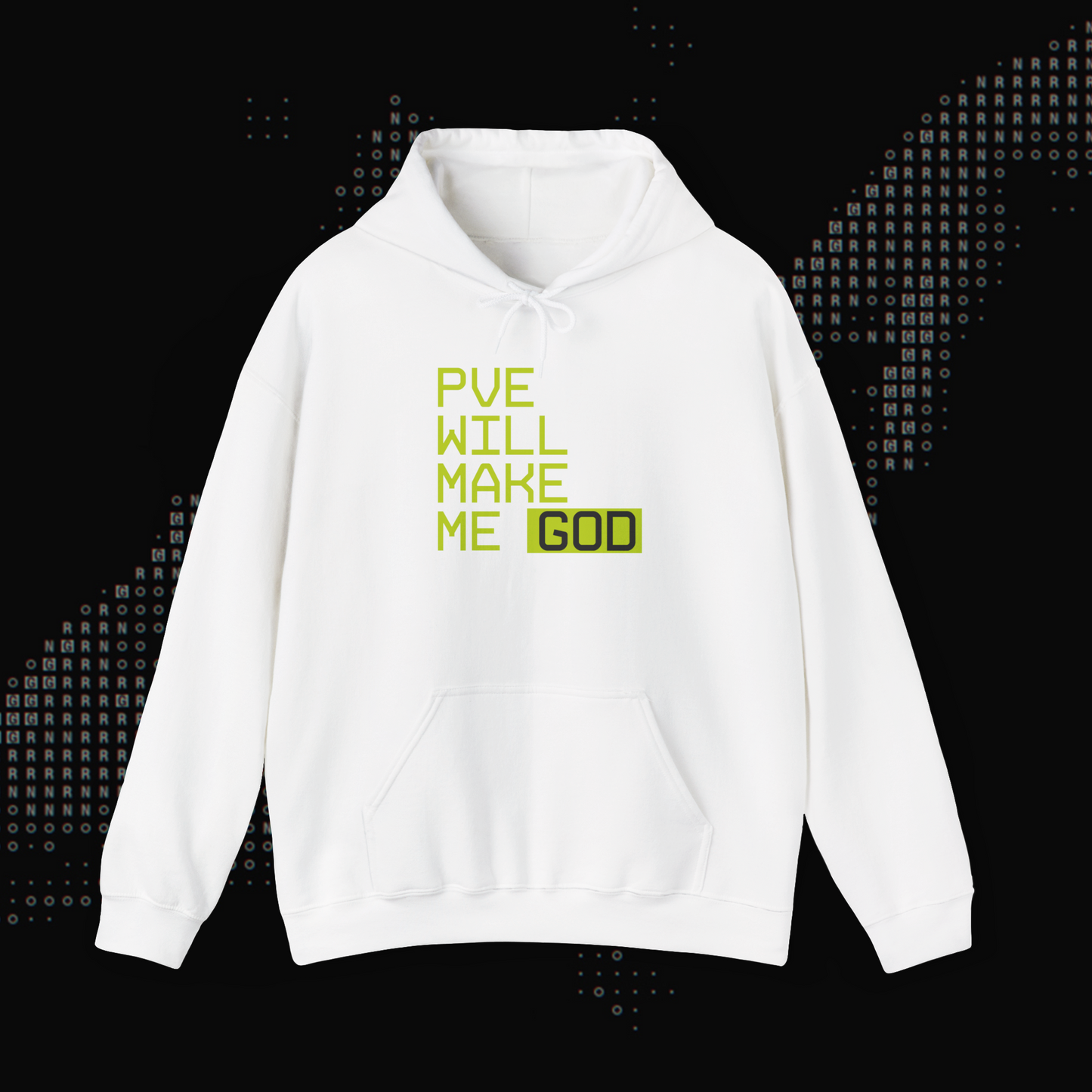 PVE WILL MAKE ME GOD - Felpa con Cappuccio