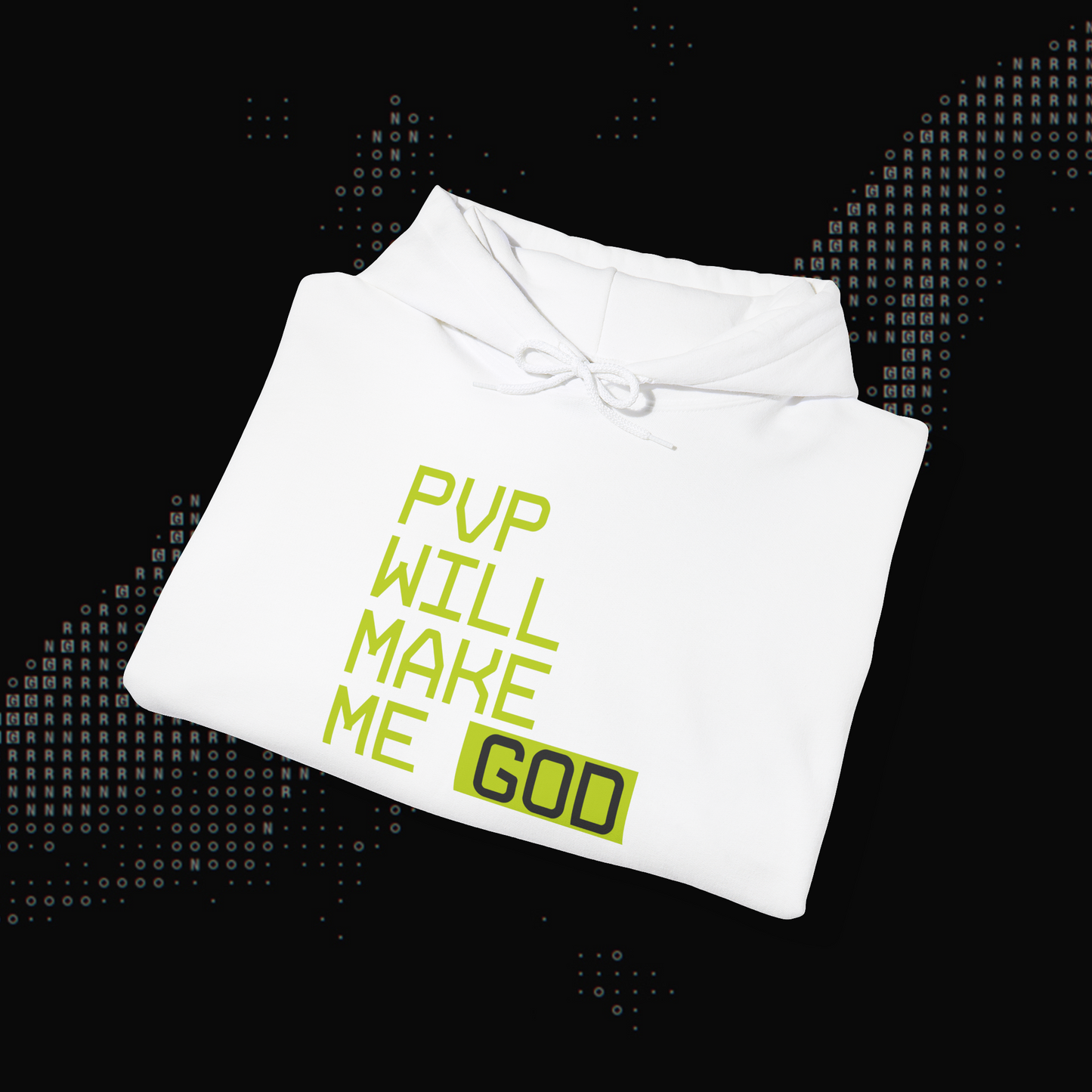 PVP WILL MAKE ME GOD - Felpa con Cappuccio