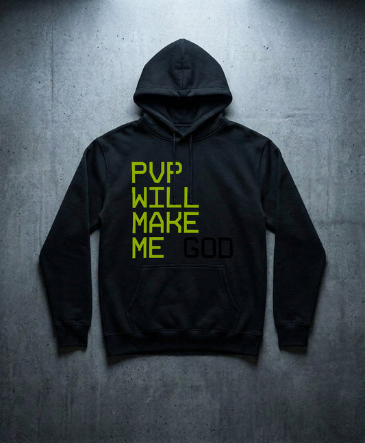 PVP Will Make Me God - Felpa con Cappuccio Nera - vista 1