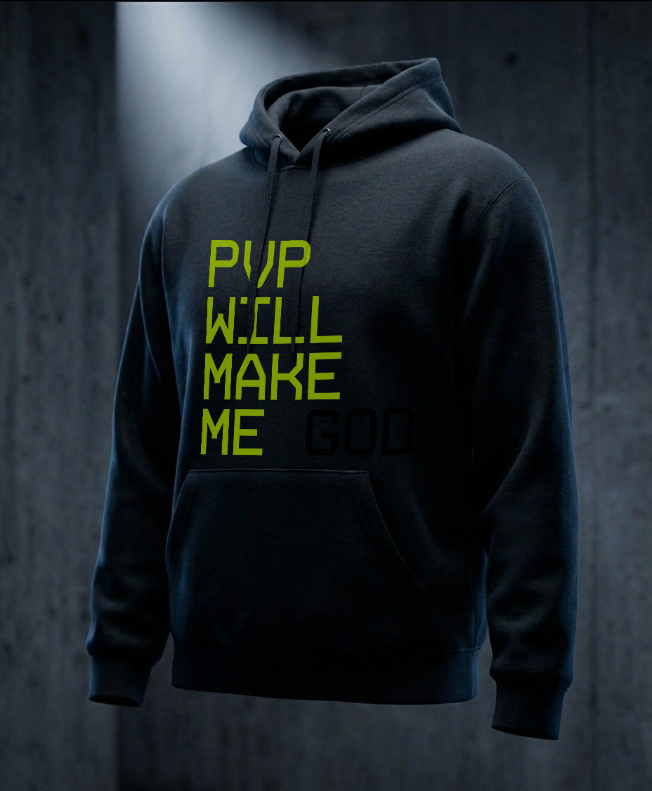 PVP Will Make Me God - Felpa con Cappuccio Nera - vista 3