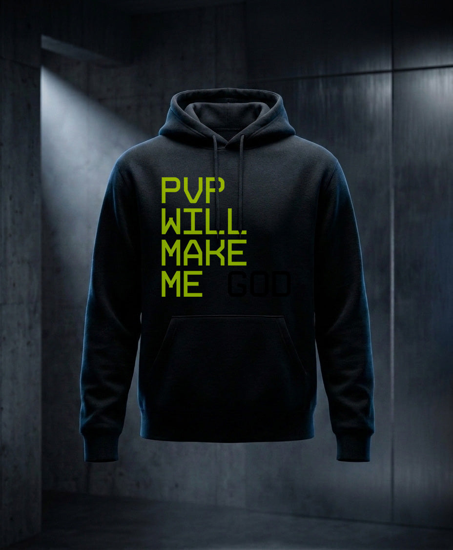 PVP Will Make Me God - Felpa con Cappuccio Nera - vista 4